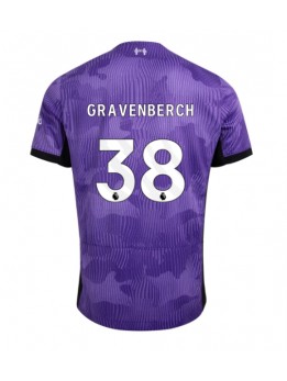 Moški Nogometna dresi replika Liverpool Ryan Gravenberch #38 Tretji 2023-24 Kratek rokav